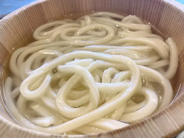 丸亀製麺の釜揚げうどん