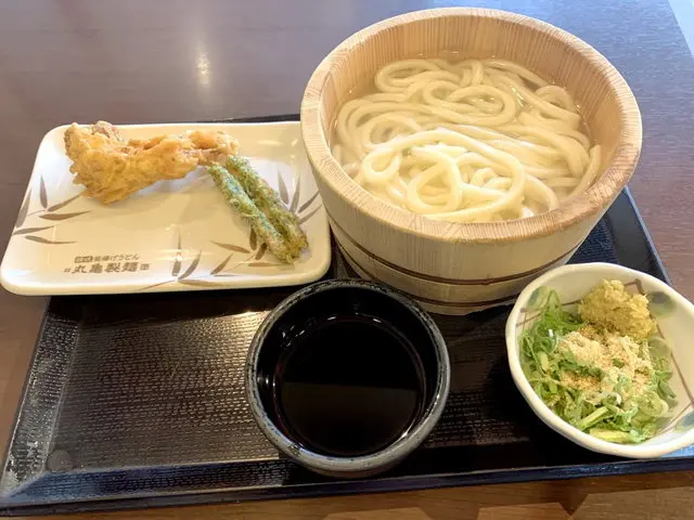 丸亀製麺の釜揚げうどん