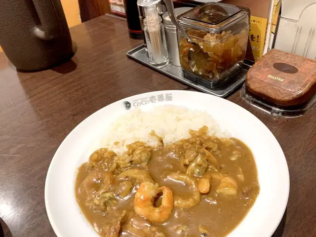 ココイチ「海の幸カレー」