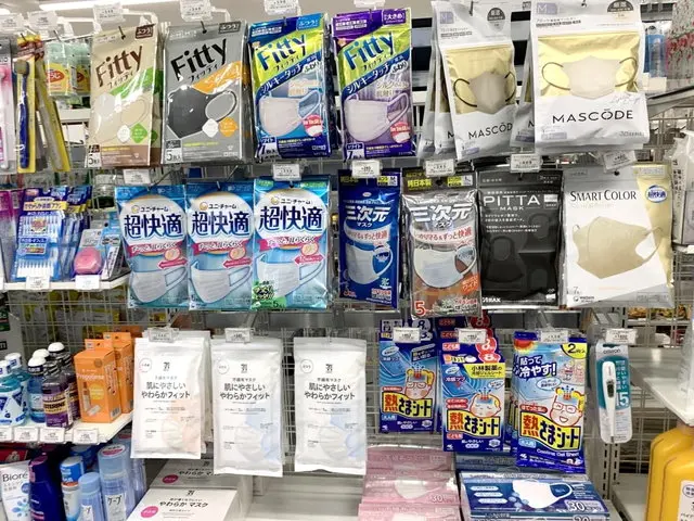 コンビニのマスク売り場