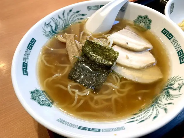 日高屋のラーメン