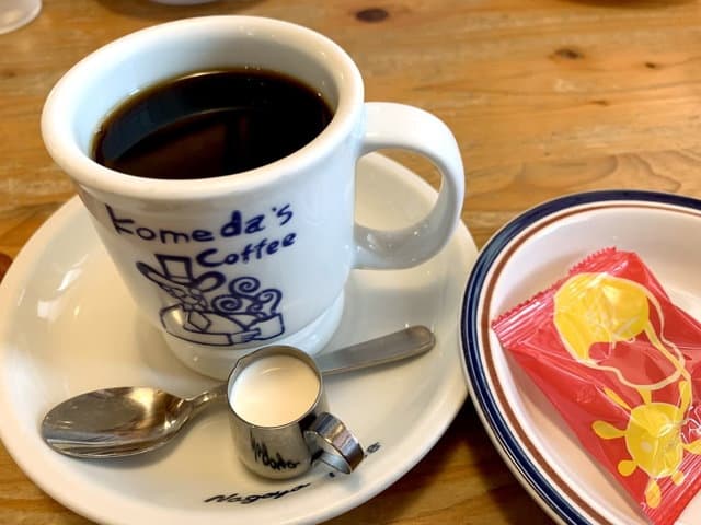 コメダ珈琲店のコーヒーと豆