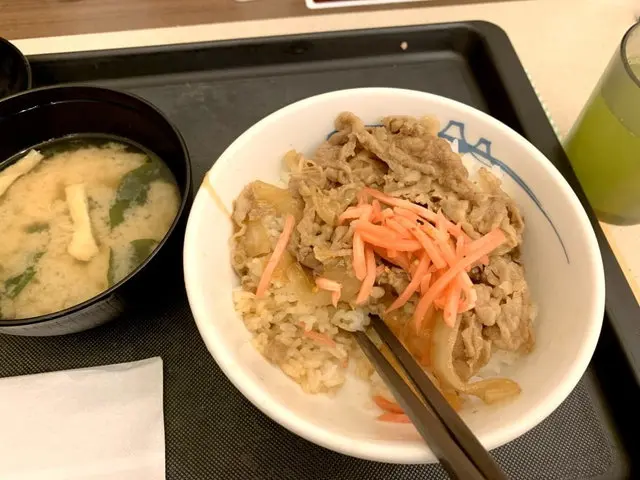 松屋の牛めし