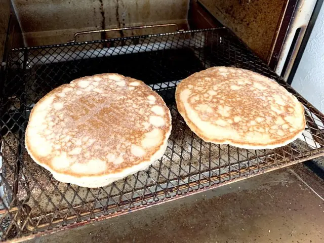 パンケーキをトースターであたため