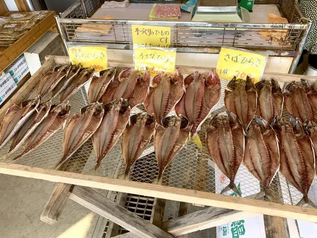 魚の干物売り場