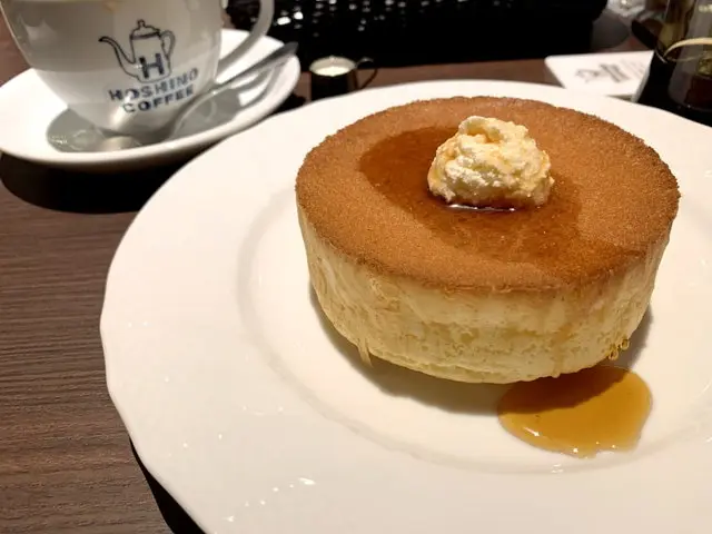 星乃珈琲店の窯焼スフレパンケーキ