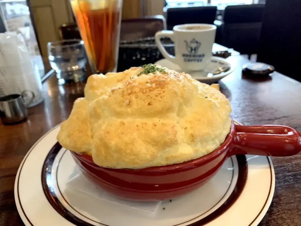 星乃珈琲店の窯焼きふわふわスフレドリア